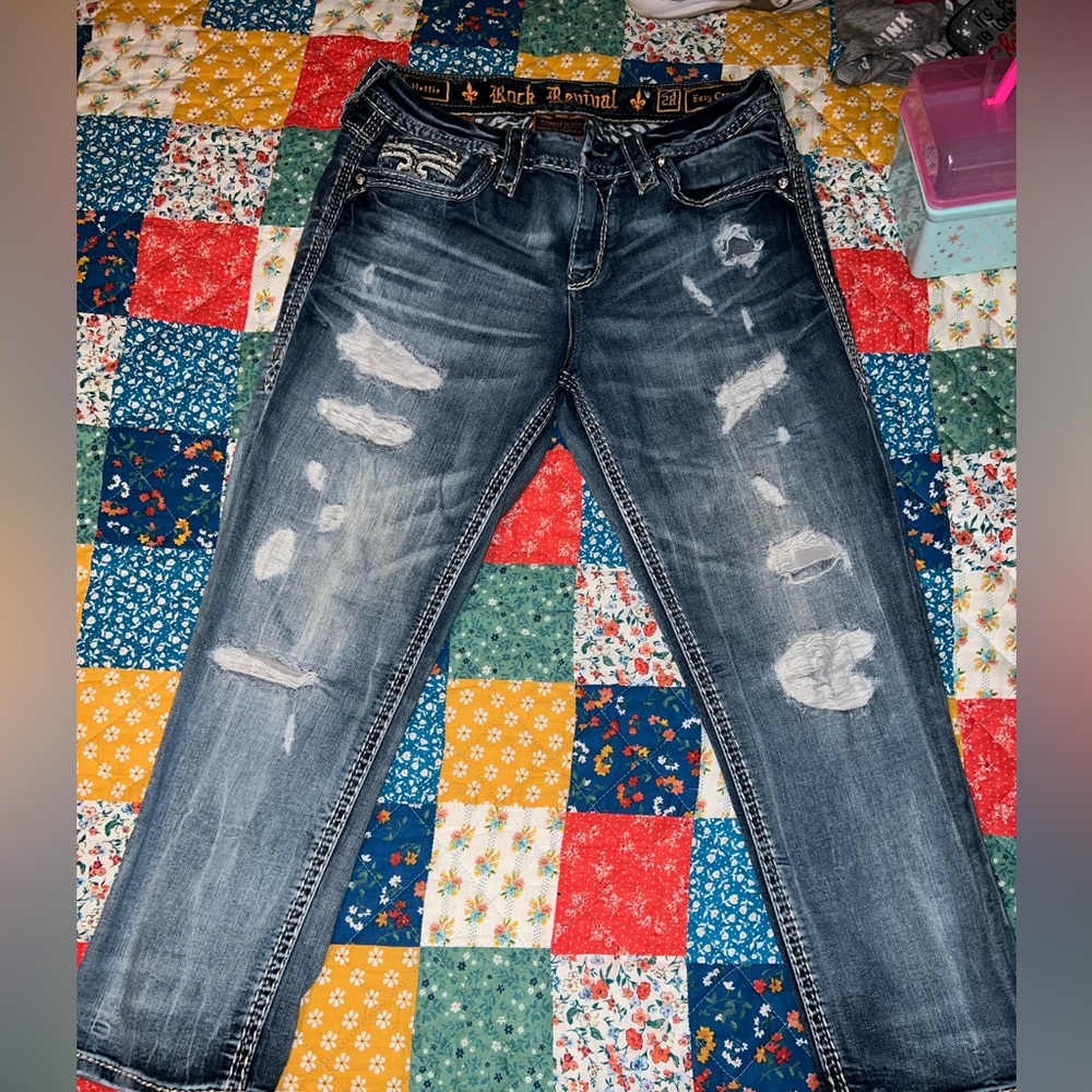 Rock Revival cropped jeans